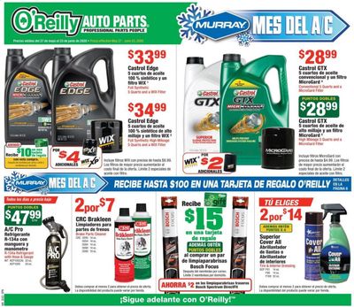 O'Reilly Auto Parts (ES) Weekly Ad & Flyer May 27 to June 23