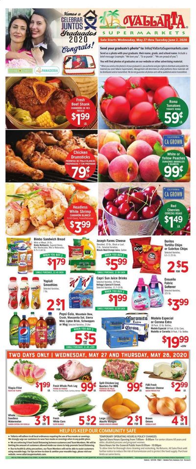 Vallarta Weekly Ad & Flyer May 27 to June 2