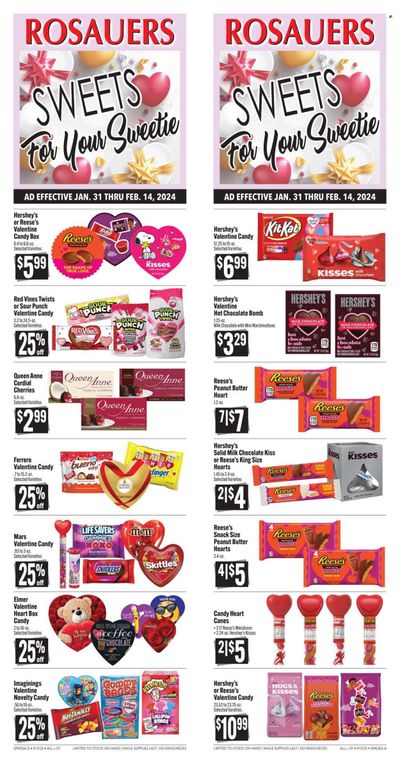Rosauers (ID, MT, OR, WA) Weekly Ad Flyer Specials January 31 to February 14, 2024