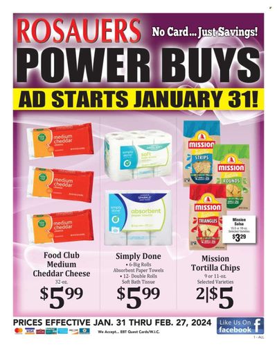 Rosauers (ID, MT, OR, WA) Weekly Ad Flyer Specials January 31 to February 27, 2024
