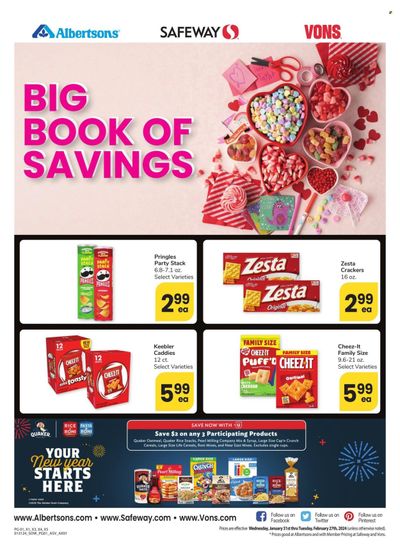 Vons (NV) Weekly Ad Flyer Specials January 31 to February 27, 2024