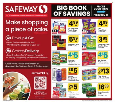 Safeway (VA) Weekly Ad Flyer Specials February 2 to February 29, 2024