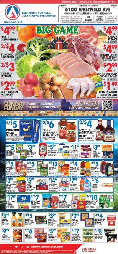 Associated Supermarkets (NY) Weekly Ad Flyer Specials February 2 to February 8, 2024