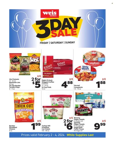 Weis (MD, NY, PA) Weekly Ad Flyer Specials February 2 to February 4, 2024