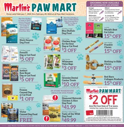 Martin’s (IN, MI) Weekly Ad Flyer Specials February 1 to February 29, 2024