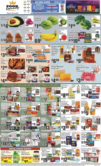 Food Dynasty (NY) Weekly Ad Flyer Specials February 2 to February 8, 2024 Food Dynasty (NY) Weekly Ad Flyer Specials February 2 to February 8, 2024