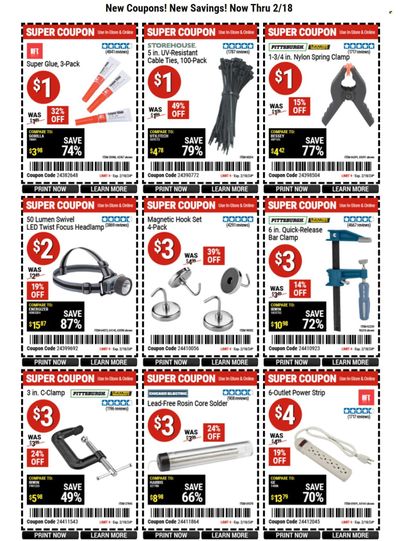 Harbor Freight Weekly Ad Flyer Specials February 5 to February 18, 2024