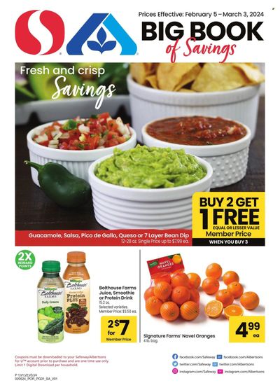 Safeway (OR) Weekly Ad Flyer Specials February 5 to March 3, 2024
