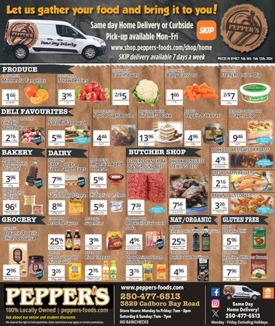Pepper's Foods Flyer February 6 to 12