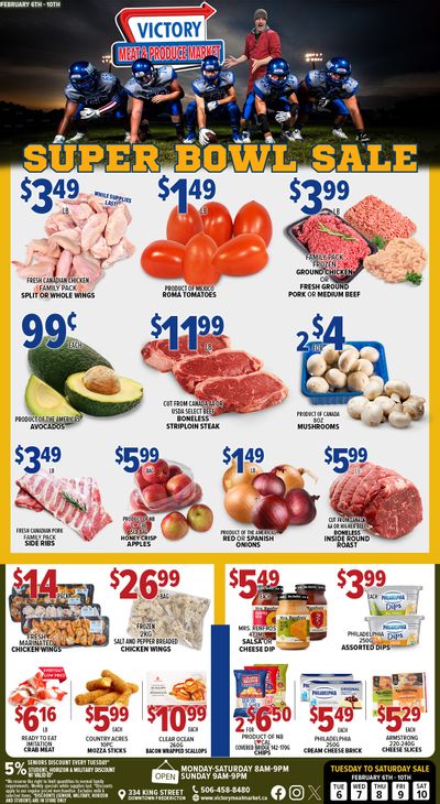 Victory Meat Market Flyer February 6 to 10
