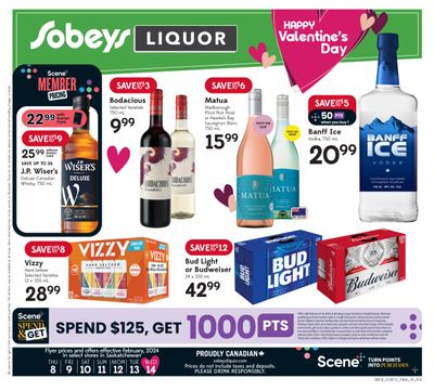 Sobeys (SK) Liquor Flyer February 8 to 14
