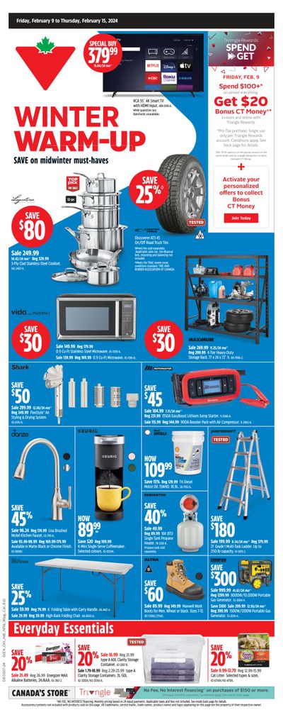 Canadian Tire (ON) Flyer February 9 to 15