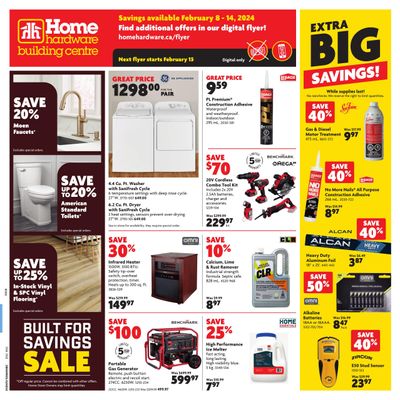 Home Hardware Building Centre (Atlantic) Flyer February 8 to 14