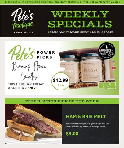 Pete's Fine Foods Flyer February 8 to 14