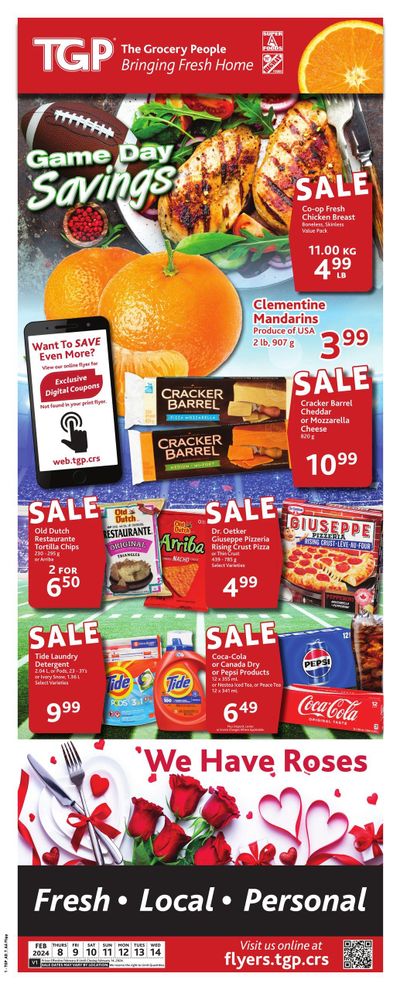 TGP The Grocery People Flyer February 8 to 14