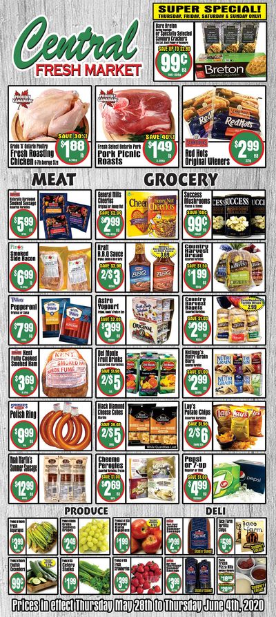 Central Fresh Market Flyer May 28 to June 4