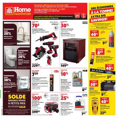 Home Hardware (QC) Flyer February 8 to 14