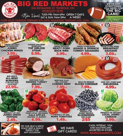 Big Red Markets Flyer February 8 to 14