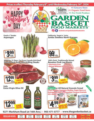 The Garden Basket Flyer February 8 to 14
