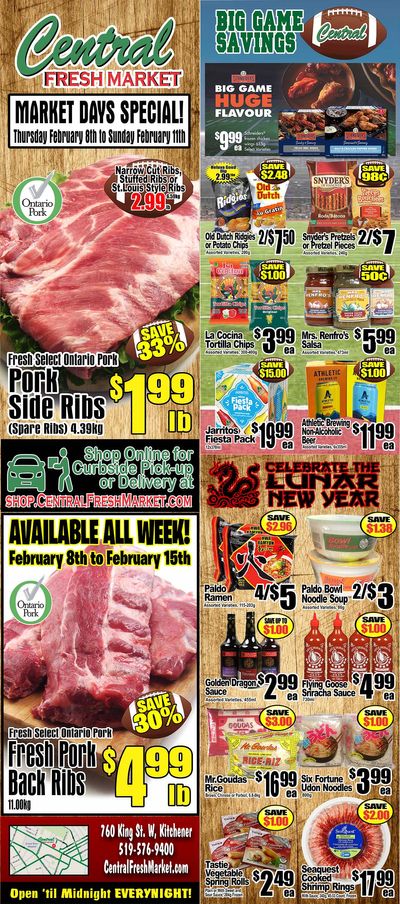 Central Fresh Market Flyer February 8 to 15
