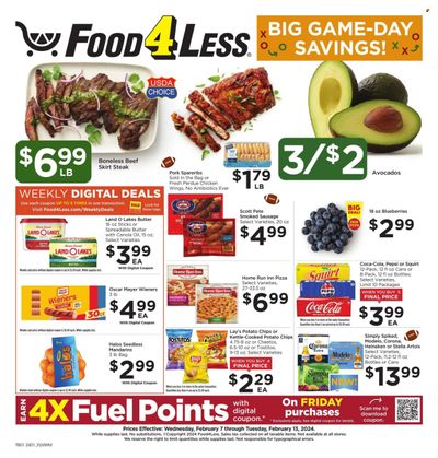 Food 4 Less (IL) Weekly Ad Flyer Specials February 7 to February 13, 2024