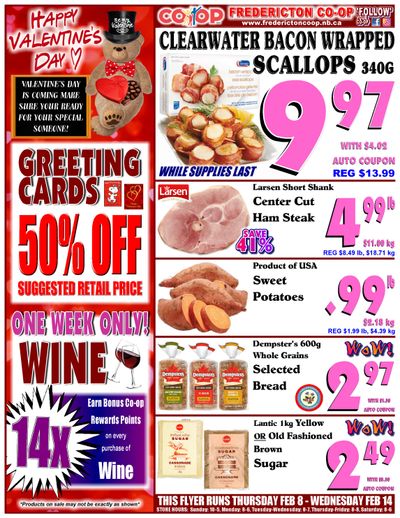 Fredericton Co-op Flyer February 8 to 14
