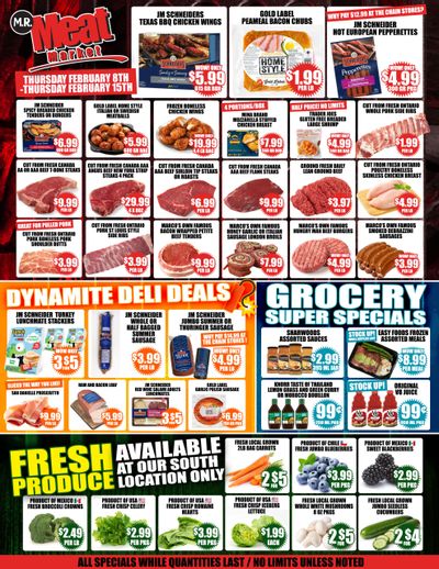 M.R. Meat Market Flyer February 8 to 15