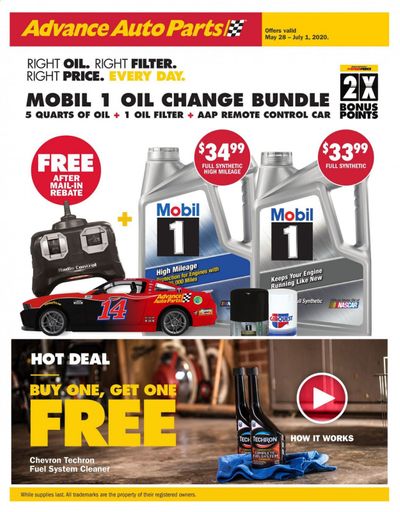 Advance Auto Parts Weekly Ad & Flyer May 28 to June 1