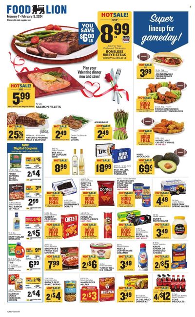 Food Lion (NC) Weekly Ad Flyer Specials February 7 to February 13, 2024