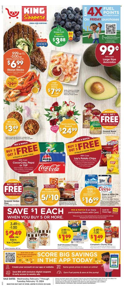 King Soopers (CO) Weekly Ad Flyer Specials February 7 to February 13, 2024