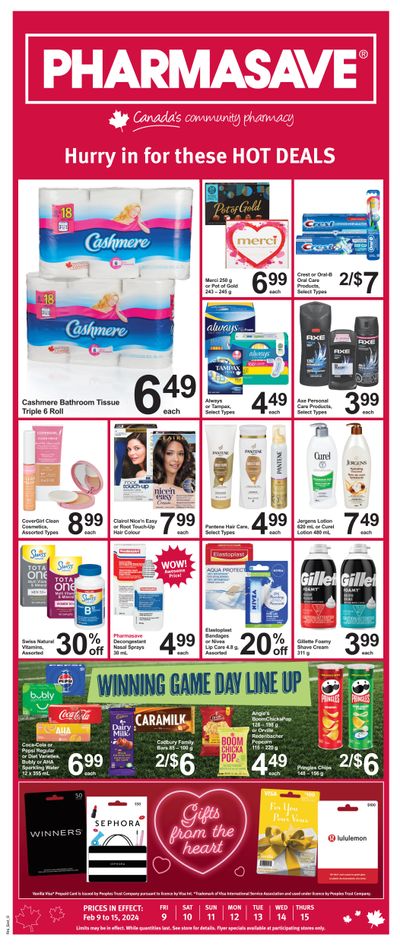 Pharmasave (ON) Flyer February 9 to 15