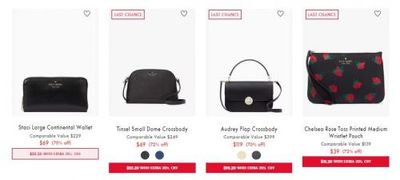 Kate Spade + Kate Spade Outlet Canada: Extra 20% Off Clearance