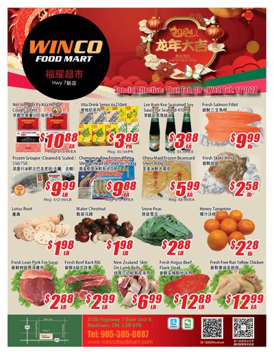 WinCo Food Mart (HWY 7) Flyer February 8 to 14