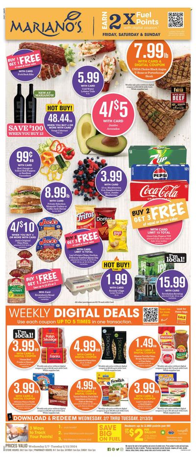 Mariano’s (IL) Weekly Ad Flyer Specials February 7 to February 13, 2024
