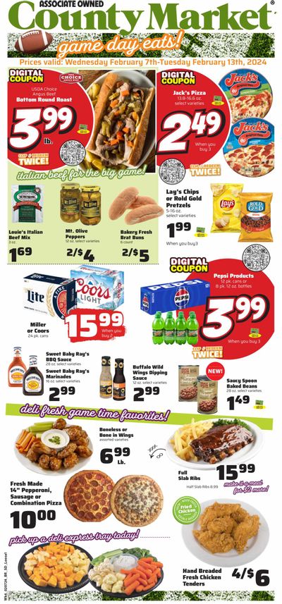 County Market (IL, IN, MO) Weekly Ad Flyer Specials February 7 to February 13, 2024