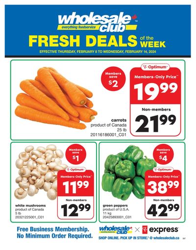 Wholesale Club (ON) Fresh Deals of the Week Flyer February 8 to 14