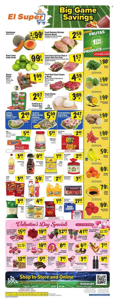 El Super (NM) Weekly Ad Flyer Specials February 7 to February 13, 2024