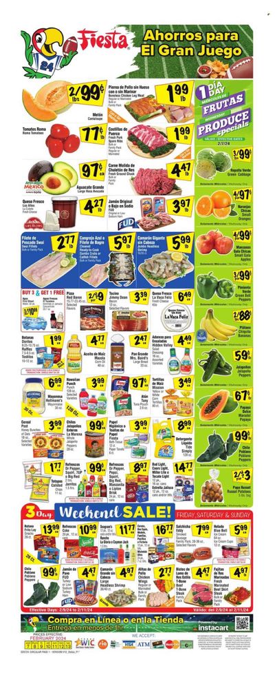 Fiesta Mart (TX) Weekly Ad Flyer Specials February 7 to February 13, 2024