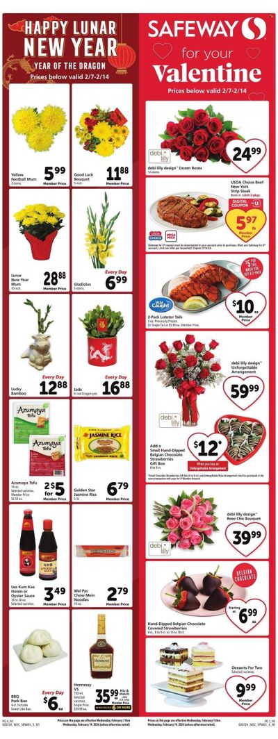 Safeway (CA) Weekly Ad Flyer Specials February 7 to February 13, 2024