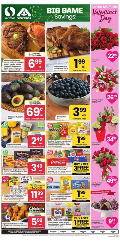 Safeway (OR) Weekly Ad Flyer Specials February 7 to February 13, 2024