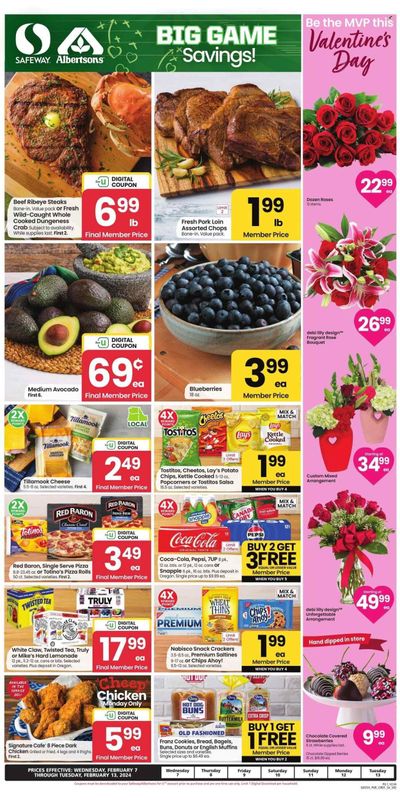 Safeway (OR, WA) Weekly Ad Flyer Specials February 7 to February 13, 2024