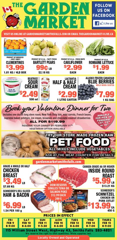 The Garden Market Flyer February 9 to 15