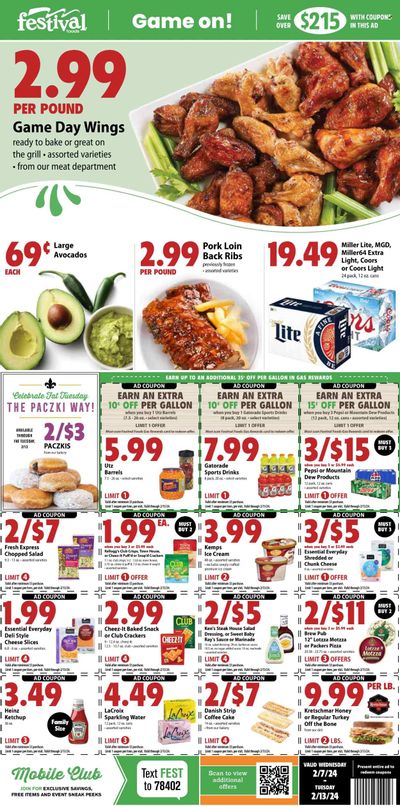 Festival Foods (WI) Weekly Ad Flyer Specials February 7 to February 13, 2024
