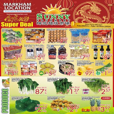 Sunny Foodmart (Markham) Flyer February 9 to 15