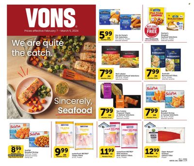 Vons (CA) Weekly Ad Flyer Specials February 7 to March 5, 2024