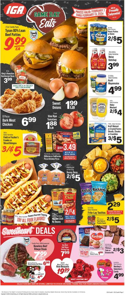 IGA (KY) Weekly Ad Flyer Specials February 7 to February 13, 2024
