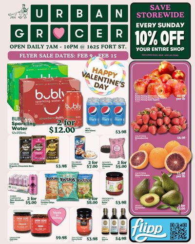 Urban Grocer Flyer February 9 to 15