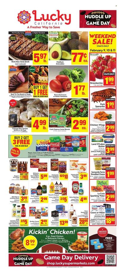 Lucky California Weekly Ad Flyer Specials February 7 to February 13, 2024