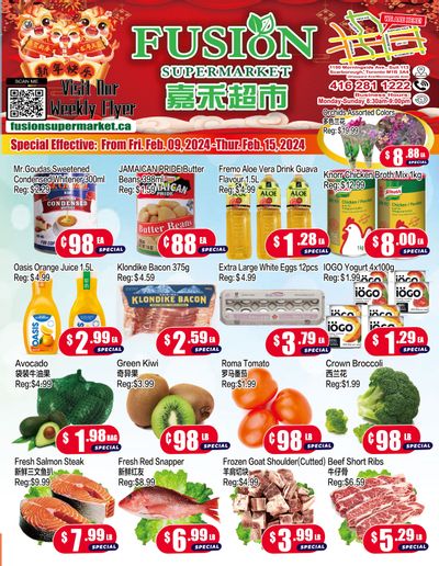 Fusion Supermarket Flyer February 9 to 15