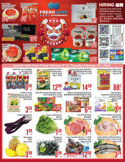 FreshLand Supermarket Flyer February 9 to 15